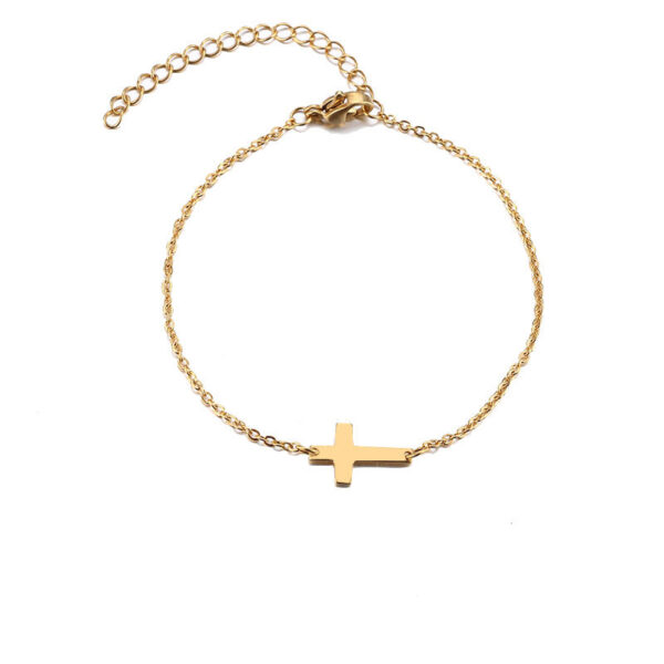 Single Cross Christian Bracelet