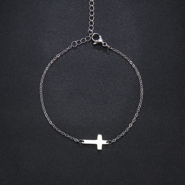Single Cross Christian Bracelet